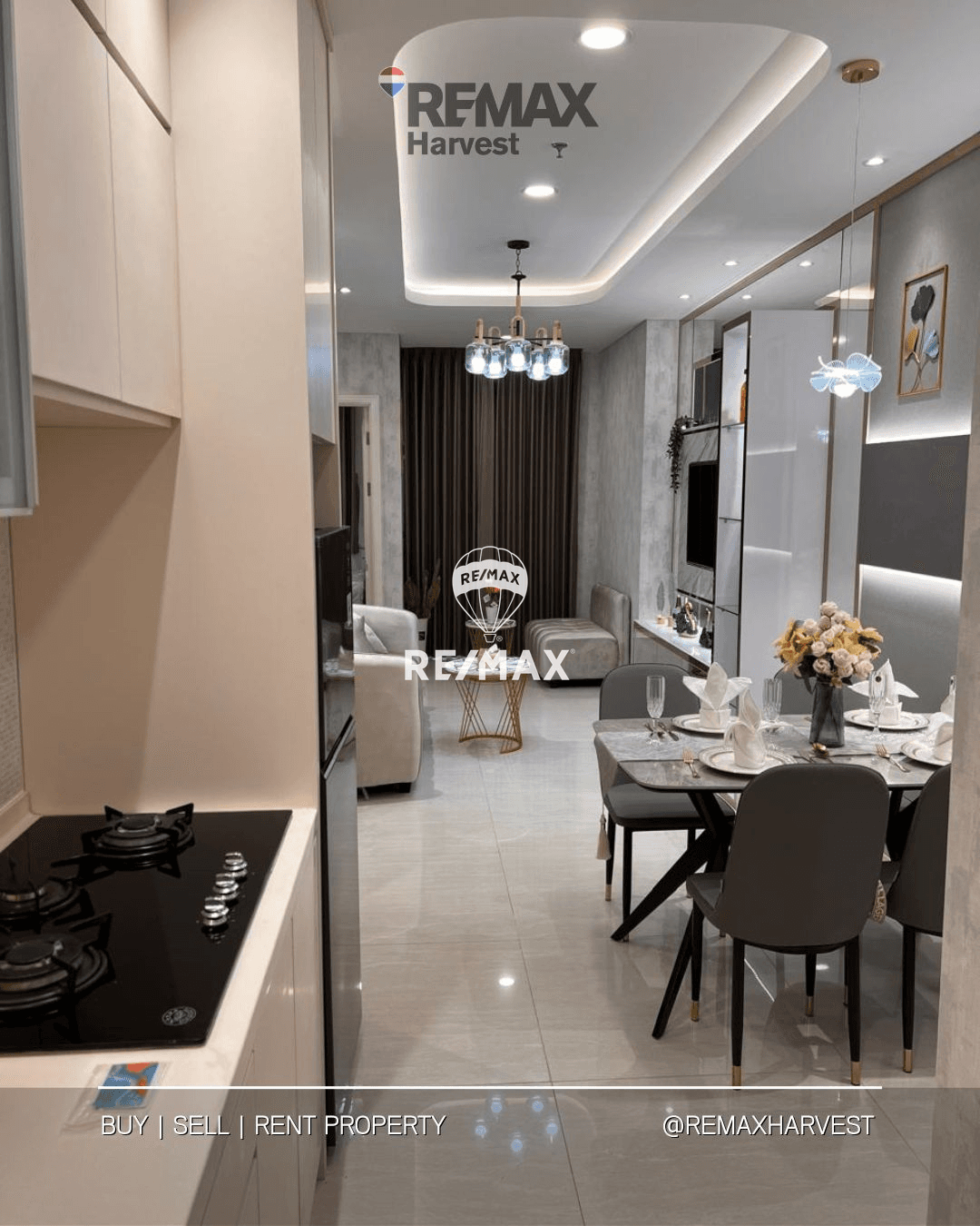 DIJUAL CEPAT APARTEMEN GRAND MADISON CONDOMINIUM 2+1BR LANTAI RENDAH JAKARTA BARAT