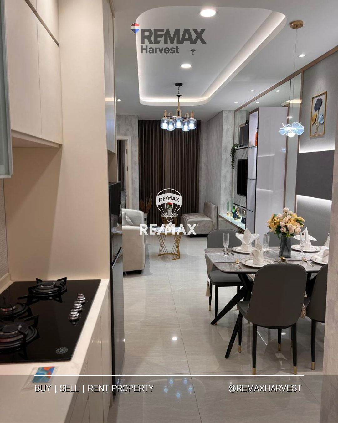 DIJUAL CEPAT APARTEMEN GRAND MADISON CONDOMINIUM 2+1BR LANTAI RENDAH JAKARTA BARAT
